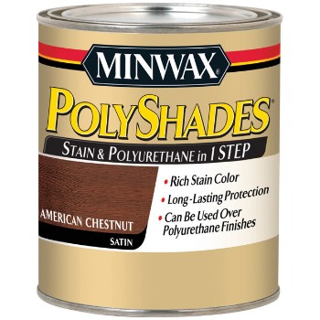 Minwax 21375 PolyShades Stain &amp; Polyurethane - Half Pint 