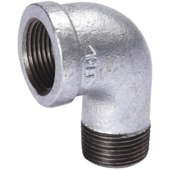 Galvanized 90 Deg Elbow ~ 2-1/2"