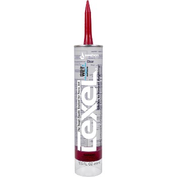 Lexel Caulk,  Clear  ~ 10.5 oz Cartridge