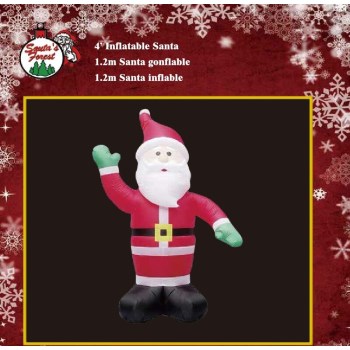 4 Santa Inflatable