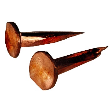 Copper Cut Tacks - 6 Gauge - 0.5 inch