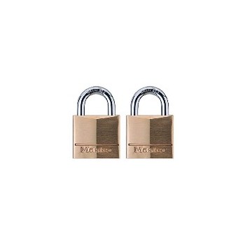 Twin Pack Brass Padlock