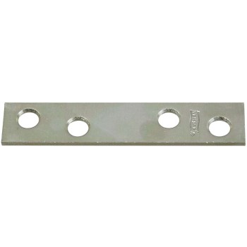 National N272-724 Mending Brace, Zinc ~ 3" x 5/8"