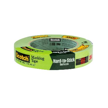 3m 021200720666 Masking Tape ~ 1" X 60 Yds/green