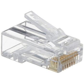 RJ Modular Plugs (8C), Clear ~ Pack of 10