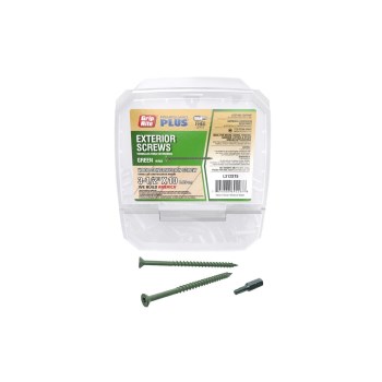 Grip-Rite Exterior Screw, Green - #10 x 3-1/2", 5 Lb