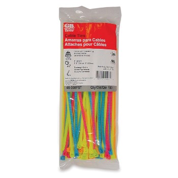 Assorted Cable Ties, 8 Inch