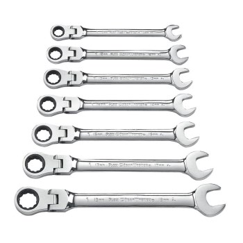 Metric Combo Wrench Set - 7-Piece