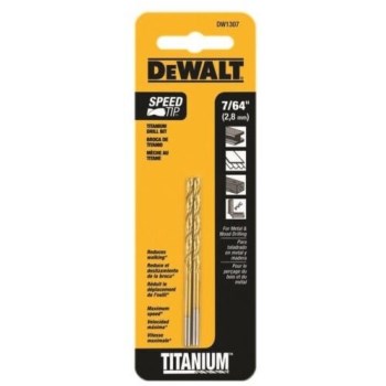 DeWalt DW1307 Titanium Bit, 7/64 inch