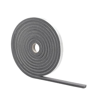  Low Density Foam Tape,   Gray - 3/16" x 3/8" x 17 ft