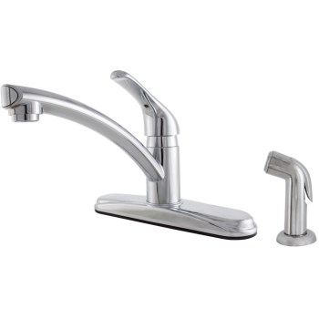 One Handle Kitchen Faucet With Spray