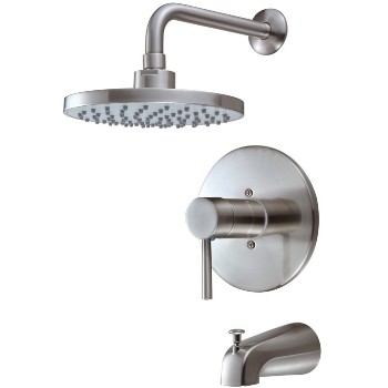 Tub & Shower Mixer Brushed Nickel