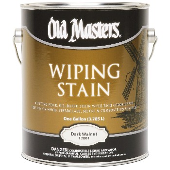 Wiping Wood Stain, Dark Walnut ~ Gallon 