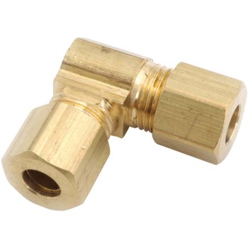 Anderson Metals Lead Free Brass Compression Elbow - 3/8"