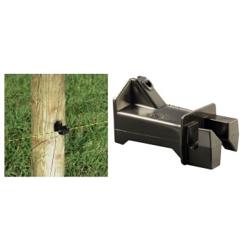 Red Snap-R Wood Post Insulator w/Nails