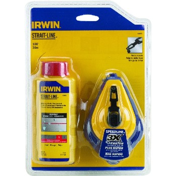 Irwin 1932885 Strait-line Chalk Reel & Chalk Combo