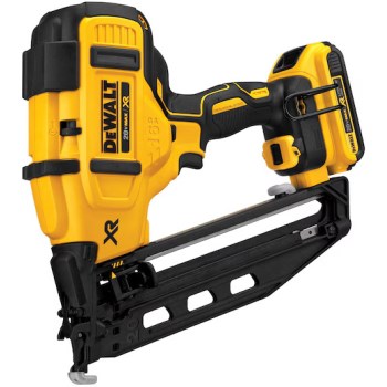 16 Gauge Angled Finish Nailer Kit ~ 20 volts