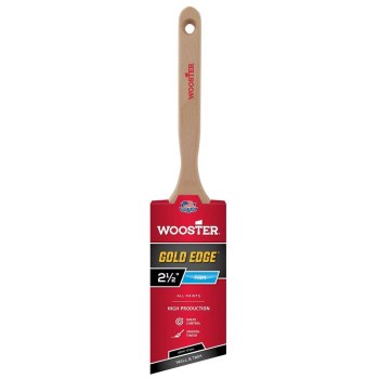 Gold Edge Angle Sash Brush, 2-1/2" x 2-15/16"