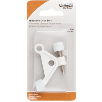 Hinge Pin Door Stop, White