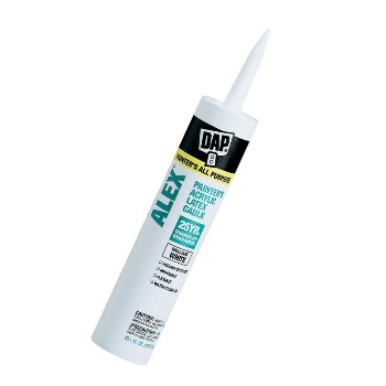 DAP 18670 Acrylic Painters Latex Caulk, Alex White ~ 11 oz Tubes