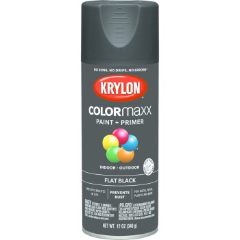 Krylon K05546007 5546 Sp Flat Black