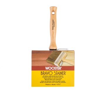 Wooster 0F51190054 Bravo Stainer Brush