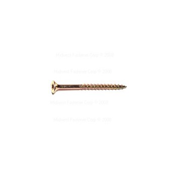 Midwest Fastener  09300 9x2-1/4 Star Ws Gold 5#