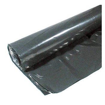 Coverall Plastic Sheeting, Black ~  20  x  25 ft x 4 Mil 