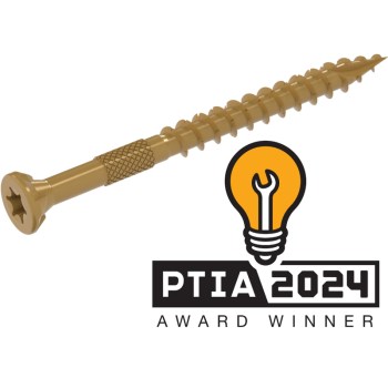 Grip-Rite DeckForce Deck Screw, Tan - #8 x 1-5/8", 5 Lb