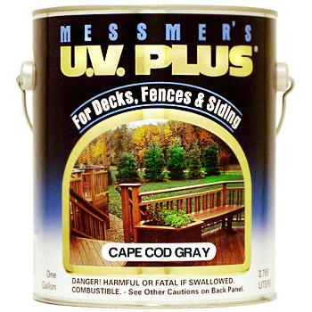 UV Plus Semi-Transparent Stain Finish,  Cape Cod Gray ~ Gallon