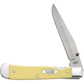 Case Knives 00111 111 Yellow Trapperlock Knife