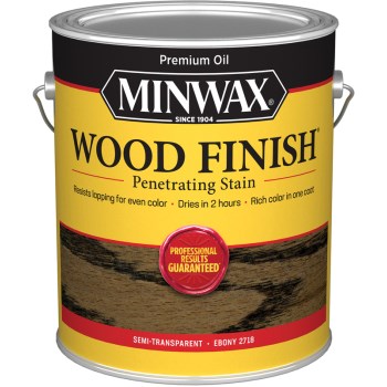 Minwax 71013 Wood Stain,  Ebony ~ 1 Gal