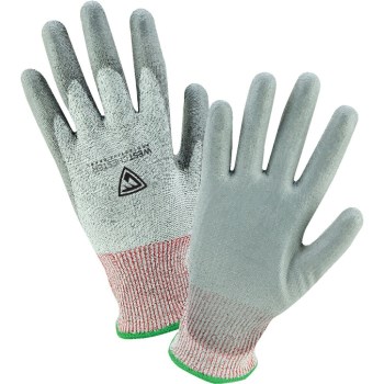 West Chester Cut Resistant Gloves, Gray - Large