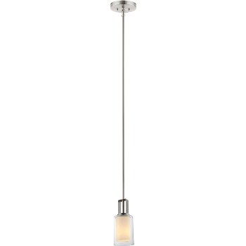 El Dorado Design Series 1-Light Ceiling Pendant Fixture ~ Satin Nickel Finish