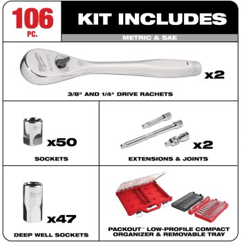 106pc Mechanics Set