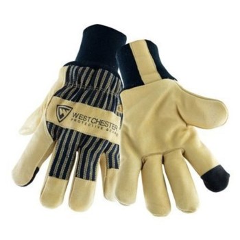 West Chester Lined Pigskin Leather Work Gloves - Large