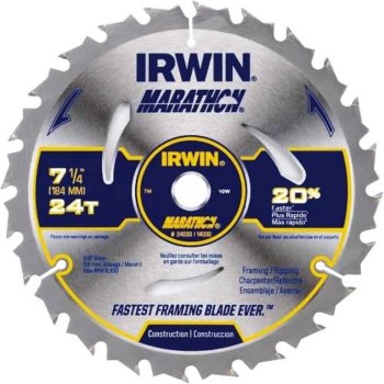  Marathon Circular Framing & Ripping Saw Blade,  5/8-Inch Arbor ~ 7.25"