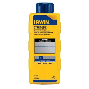 Permanent Marking Chalk, Blue - 6 oz