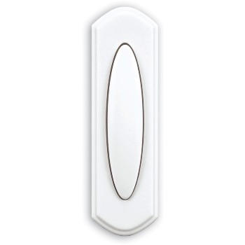 Wireless Push Button, White Finish ~ PART NUMBER SL-7797