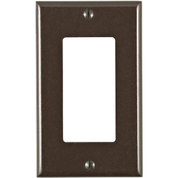 Decora Standard Wall Plate ~ Brown