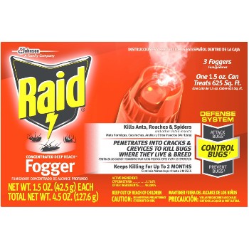 Deep Reach Bug Fogger, 3 Pack ~ 1.5 Oz