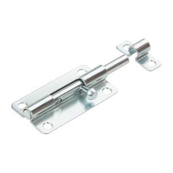 Barrel Bolt, Zinc - 4"