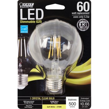 Feit Electric  BPG2560/827/LED G25 Bulb