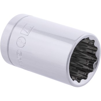Socket, 12-Point - 1/2" Drive, 17mm