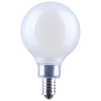 Satco LED Globe Bulb - 4.5W, 2700K Frosted, E12