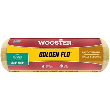 Wooster  0RR6620090 Golden Flo Roller Cover for Rough Surfaces  ~ 9" x 3/4" Nap