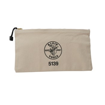 Canvas Zipper Tool Bag - 12-1/2" x 7"