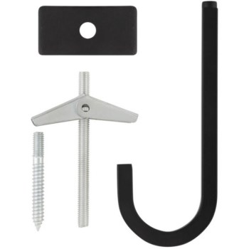 Exterior Ceiling Hook, Black - 5"