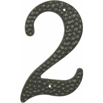 Hy-Ko DC-3/2 Black House Number - # Two  - 3 1/2" 