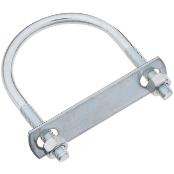 U-Bolt, Zinc Plated ~ 2-1/2" x 3-1/2"